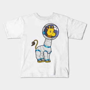 Giraffe as Astronaut in Glass sphere Kids T-Shirt